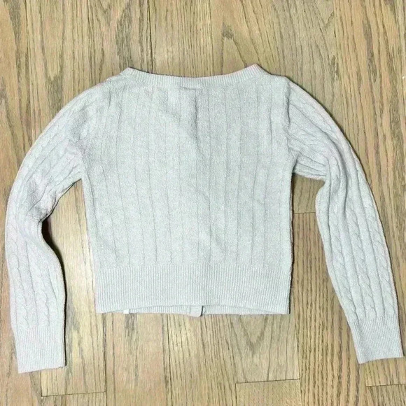 Abercrombie Kids Girls Button Up Cream Cable
Knit Cardigan Size 11/12 - Picture 6 of 7